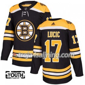 Boston Bruins tröja Milan Lucic 17 Adidas 2017-2018 Svart Authentic - NHL Tröjor Barn